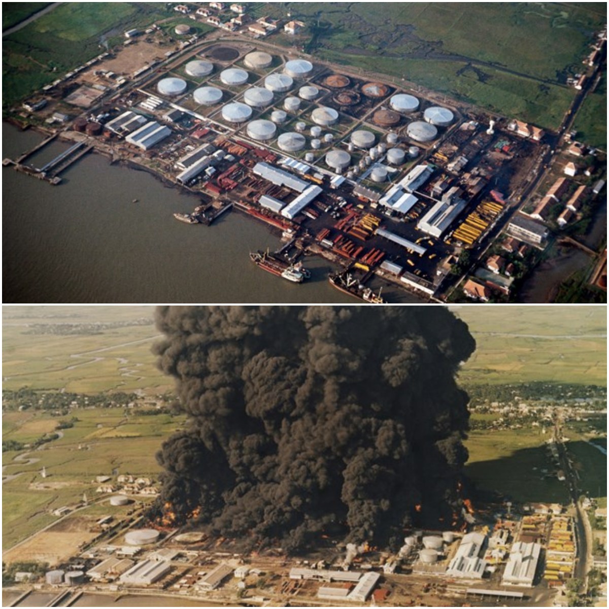 Loạt ảnh chấn động về trận đánh kho xăng dầu Nhà Bè năm 1973 _x107 - BuzzDay