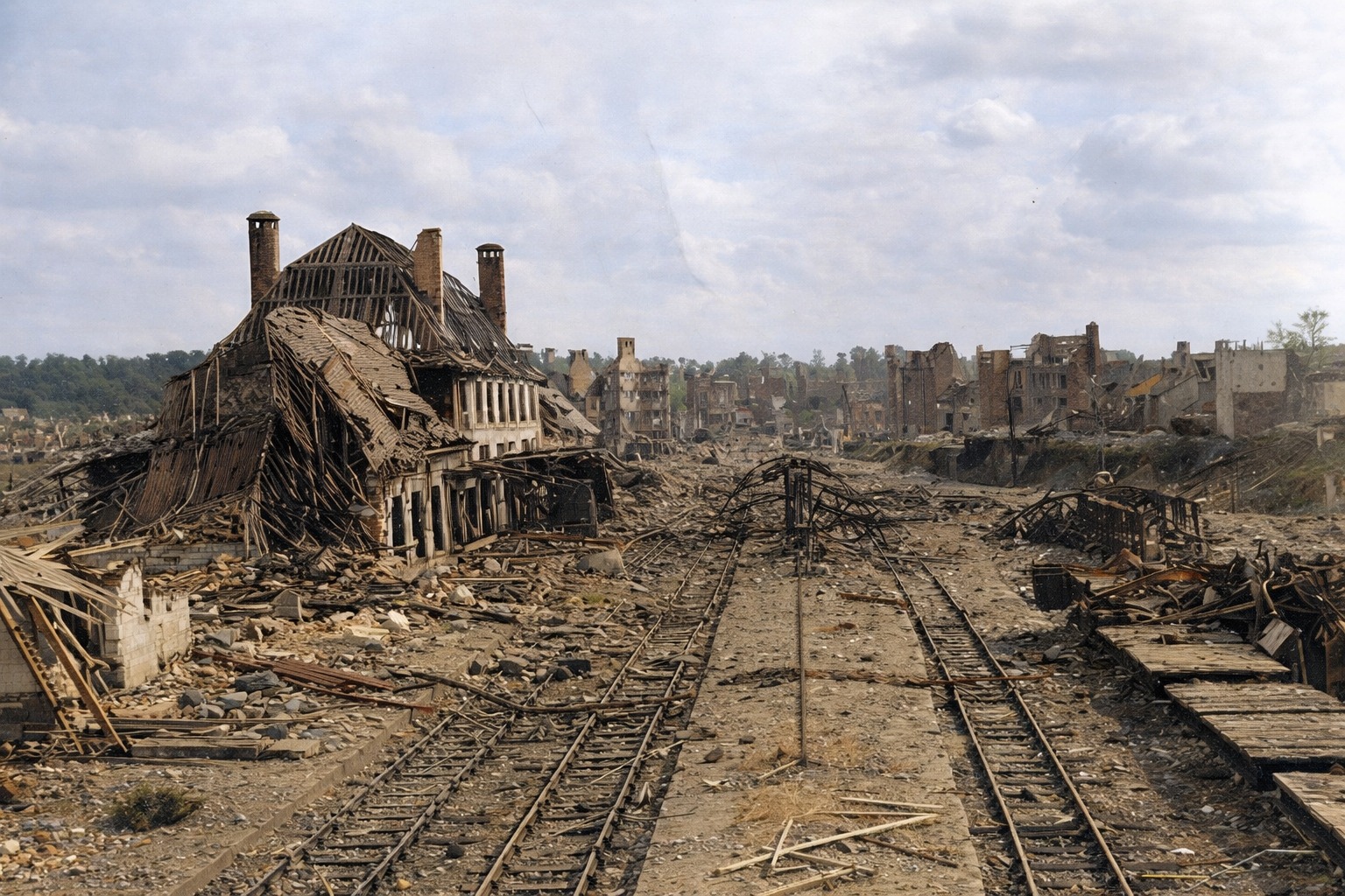 Deutschland 1945: Diese zerstörte Stadt erzählt die schockierende Wahrheit des Krieges – ein Anblick, den niemand vergisst!.H - BuzzDay