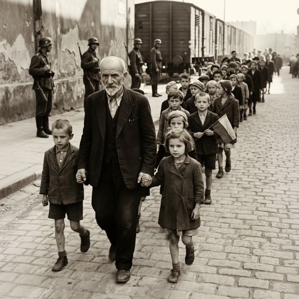 La marcia finale dei giusti: la storia di Janusz Korczak e dei suoi orfani verso Treblinka. hyn - BuzzDay