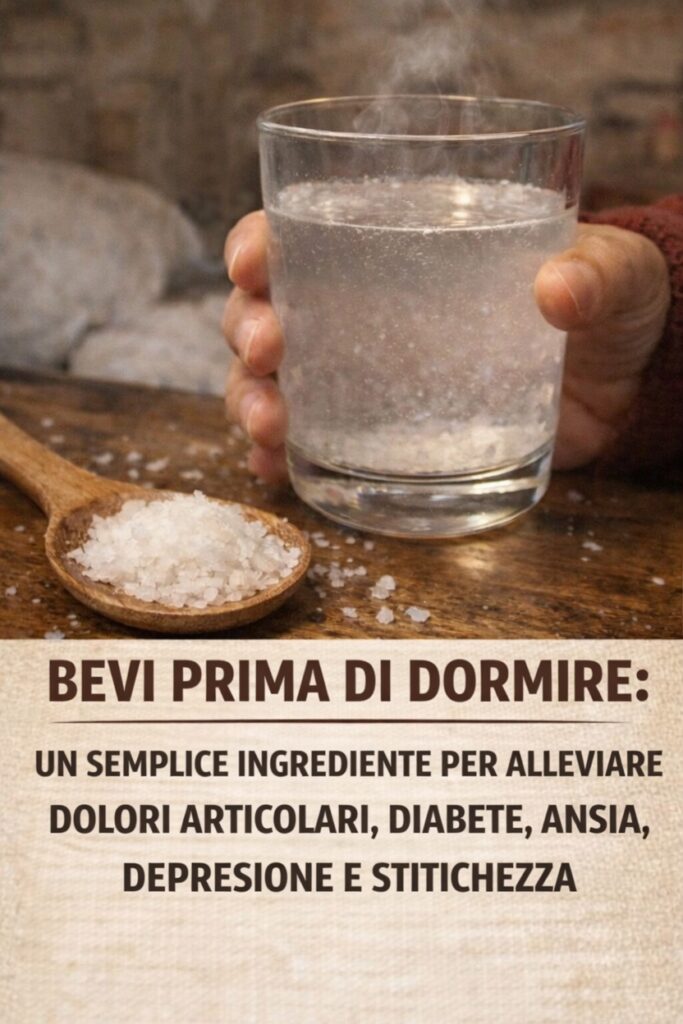 “Perché considerare di aggiungere un pizzico di sale all’acqua della sera?” . hyn - BuzzDay