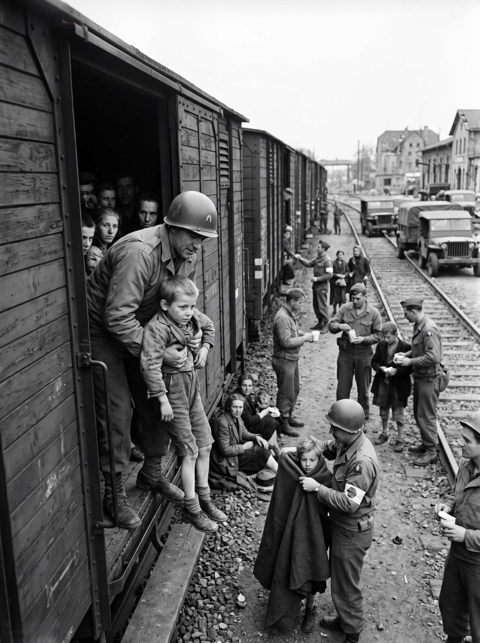 I bambini troppo deboli per camminare: il treno dell’orrore scoperto dai soldati americani nel 1945. hyn - BuzzDay