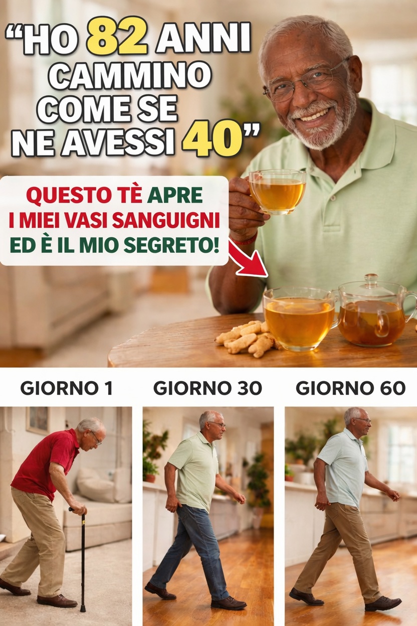 Hai più di 60 anni? Bevi questi 3 tè per sostenere la forza muscolare e camminare con più sicurezza con l’avanzare dell’età.. hyn - BuzzDay