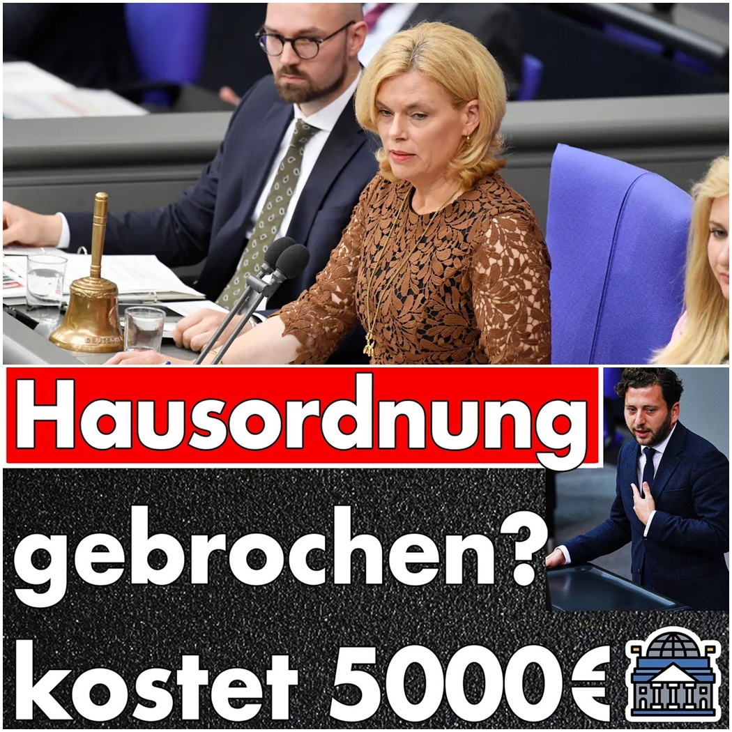 Regelbruch im Machtzentrum: Wie Grünen-Chef Felix Banaszak mit einem Video die Hausordnung des Bundestages ignoriert und Julia Klöckner zum Handeln zwingt. hyn - BuzzDay