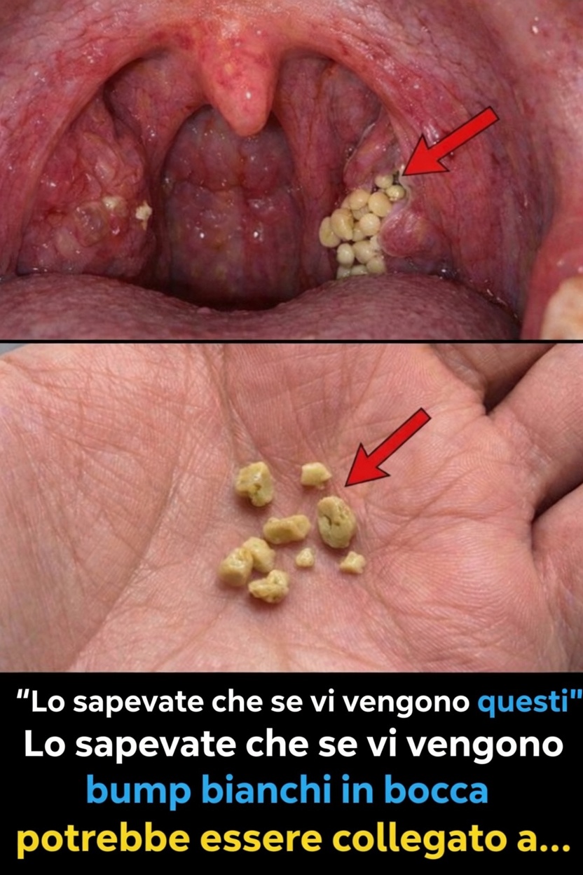 “Sai cosa sono quei pallini bianchi in gola? Potrebbero essere tonsilloliti”. hyn - BuzzDay