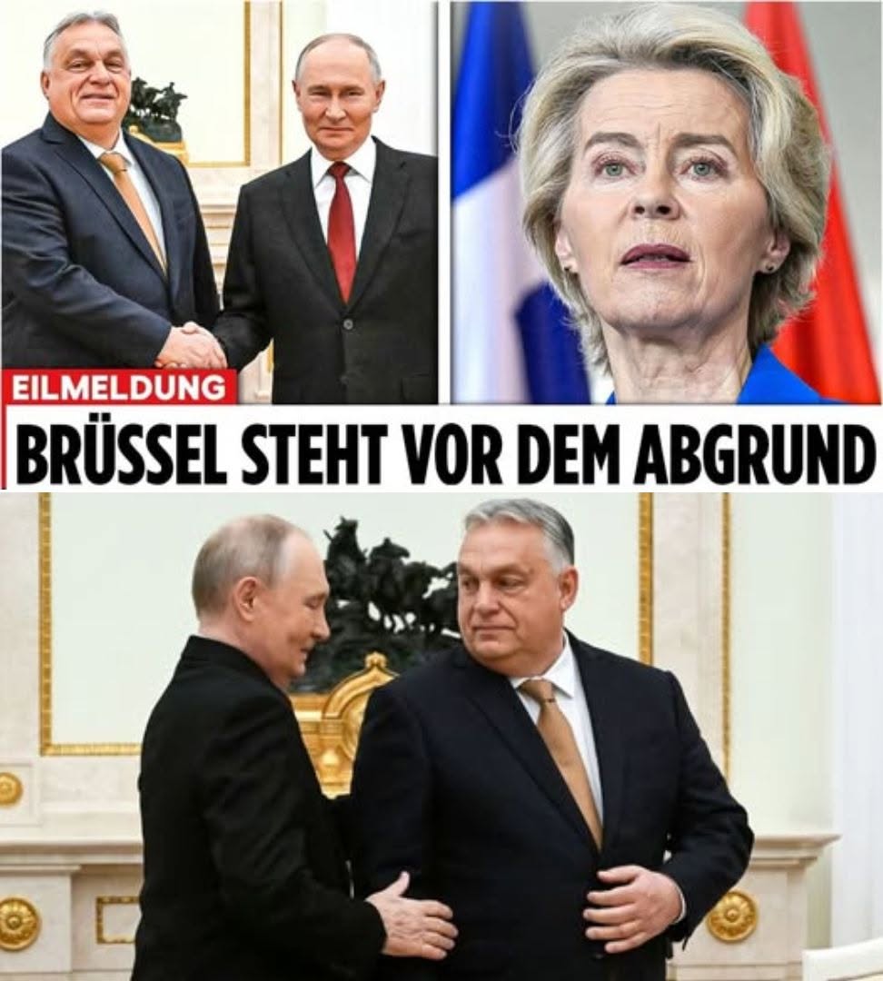 Orbán schlägt MEGA-Gasdeal mit Russland – Ursula von der Leyen außer sich vor Wut! . hyn - BuzzDay