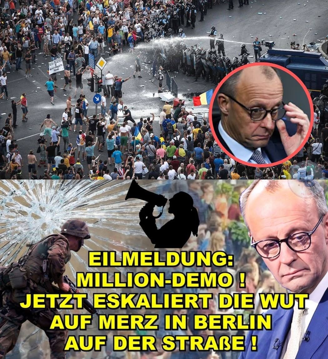 MILLIONEN-AUFSTAND! Merz zittert – Die Wut des Volkes explodiert in Berlin! „Merz muss weg.H - BuzzDay