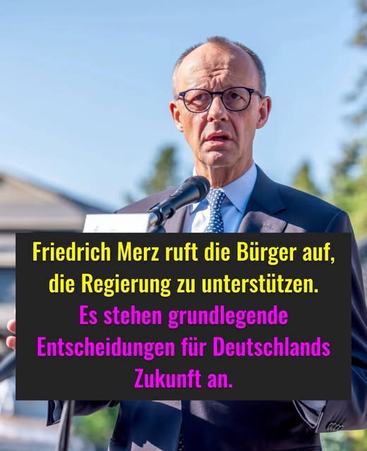 Merz kündigt radikale Reformen an – ruft das Volk zur Unterstützung auf, sonst drohen Folgen.H - BuzzDay