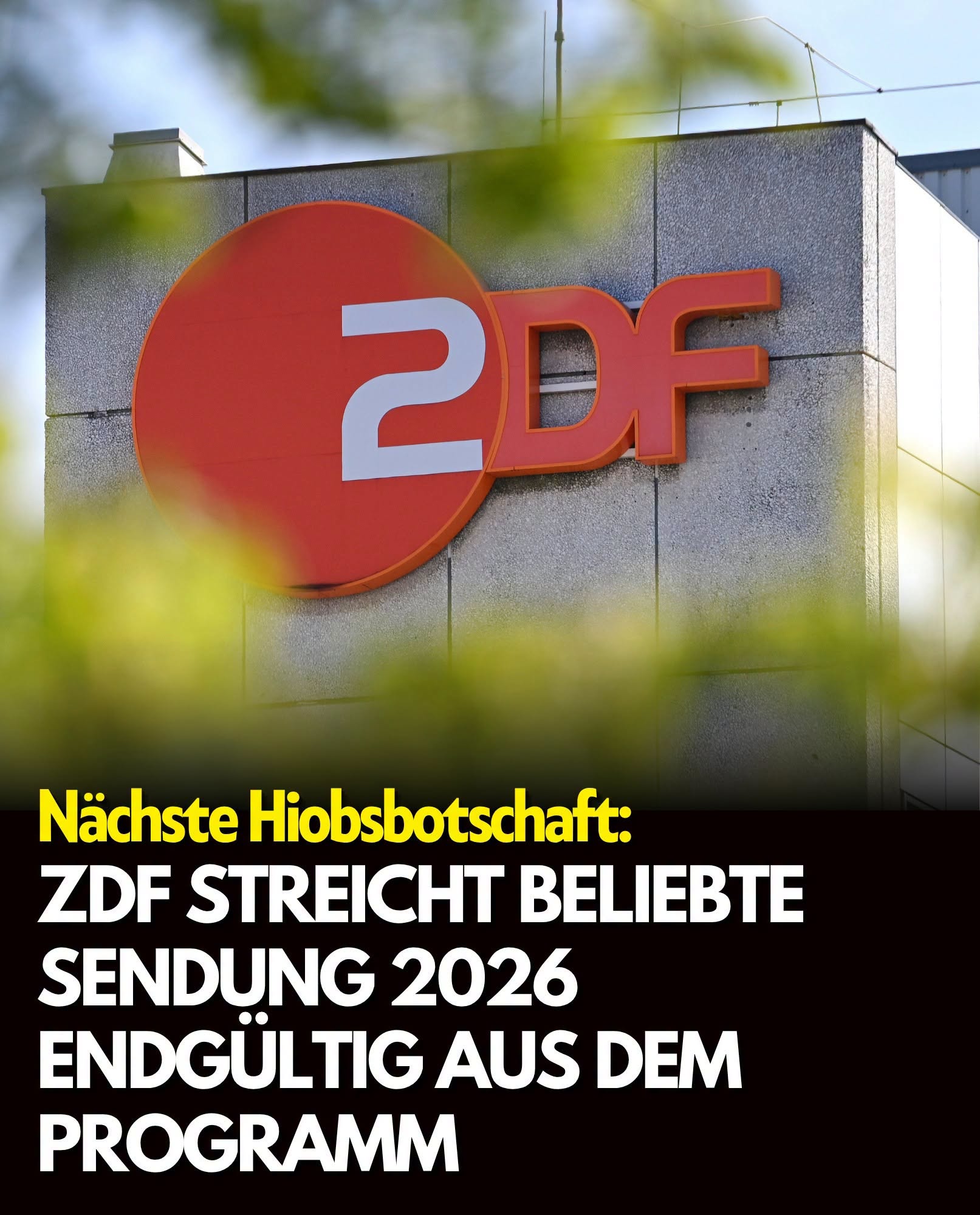 ZDF streicht beliebte Sendung 2026 endgültig aus dem Programm .H - BuzzDay