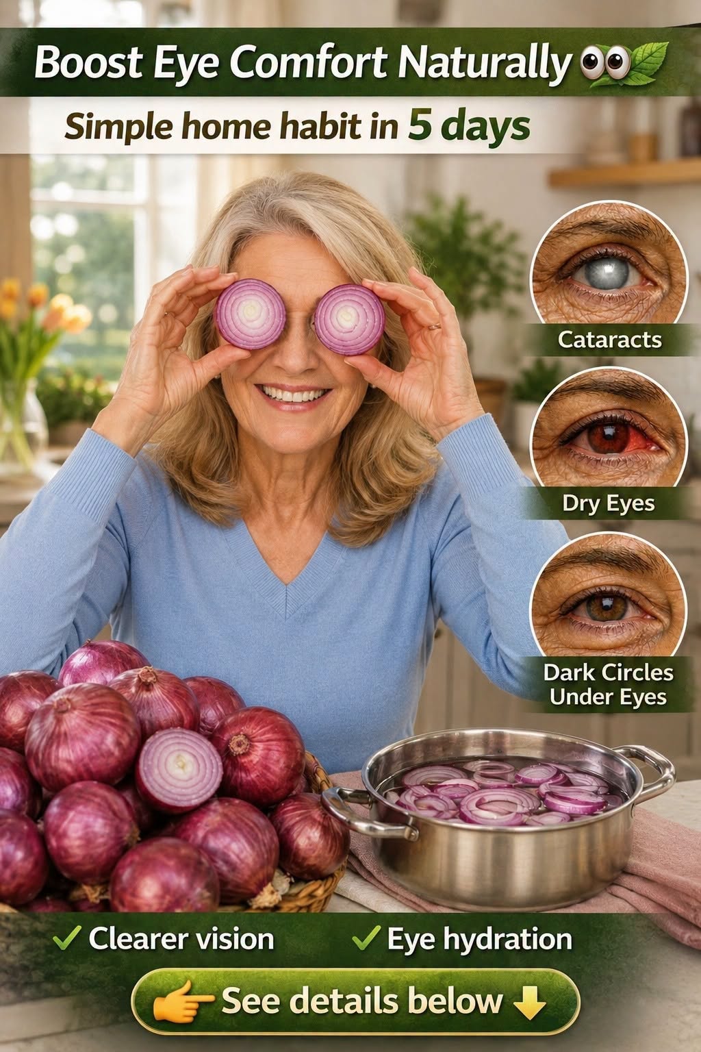 Onion Drink for Eye Health: Gentle Nutritional Support from Within.H - BuzzDay