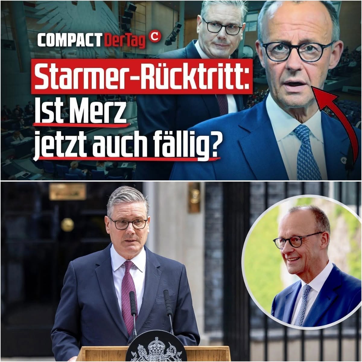 Das Desaster um Keir Starmer griff auch auf Deutschland über, wo die Opposition 42 % erreichte und Friedrich Merz an den Rand einer Niederlage brachte.H - BuzzDay