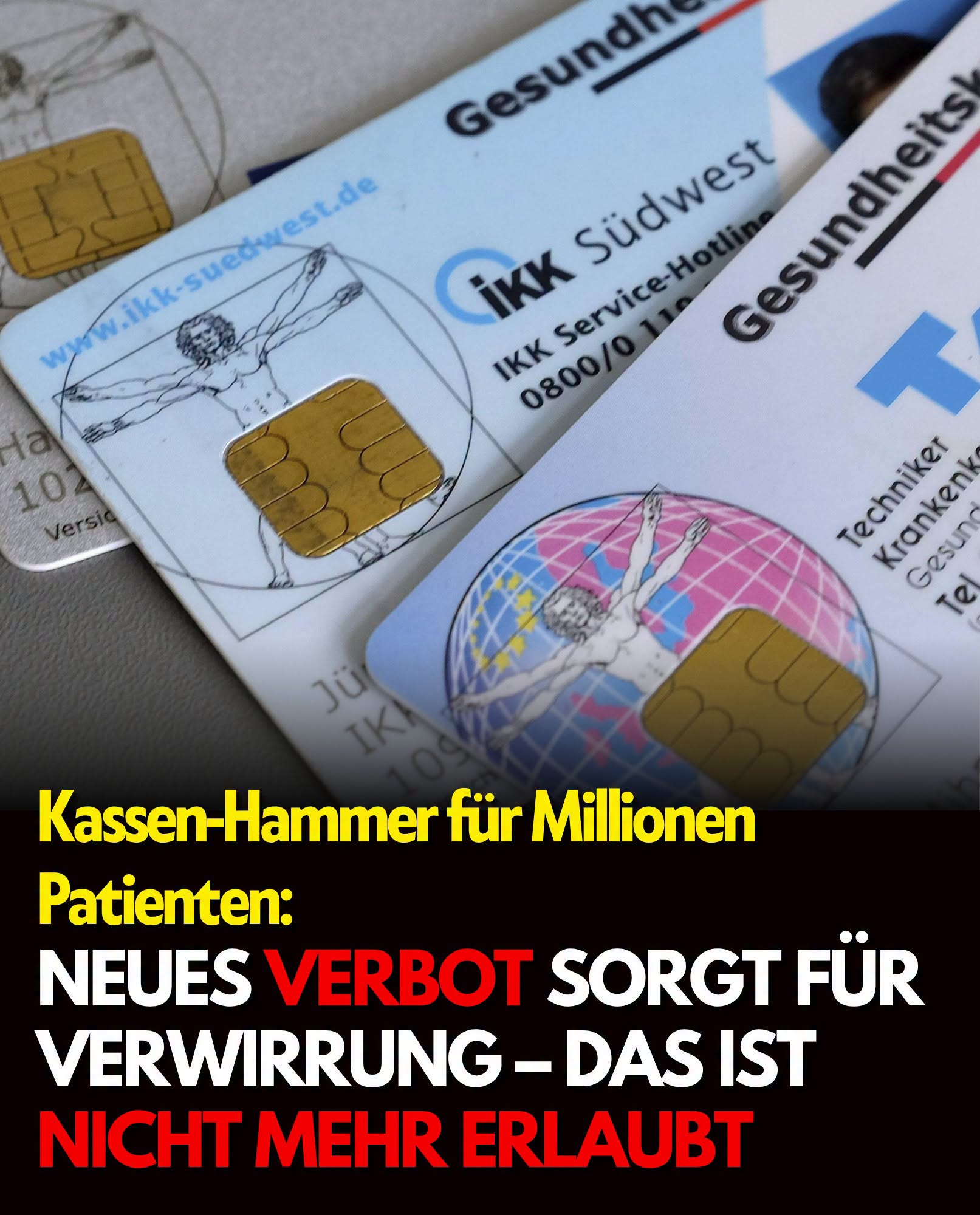 Verbot bei Krankenkassen: Das dürfen Patienten jetzt nicht mehr tun.H - BuzzDay