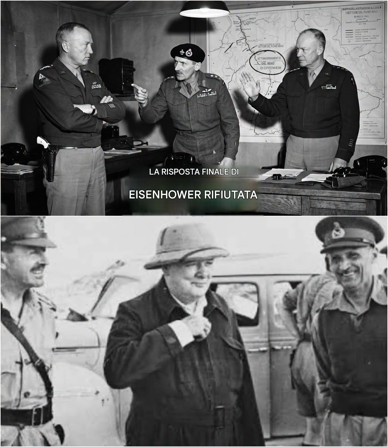 Quando Patton sfidò Montgomery sul Reno: la corsa americana attraverso il fiume che accese la rivalità tra due grandi generali. hyn - BuzzDay