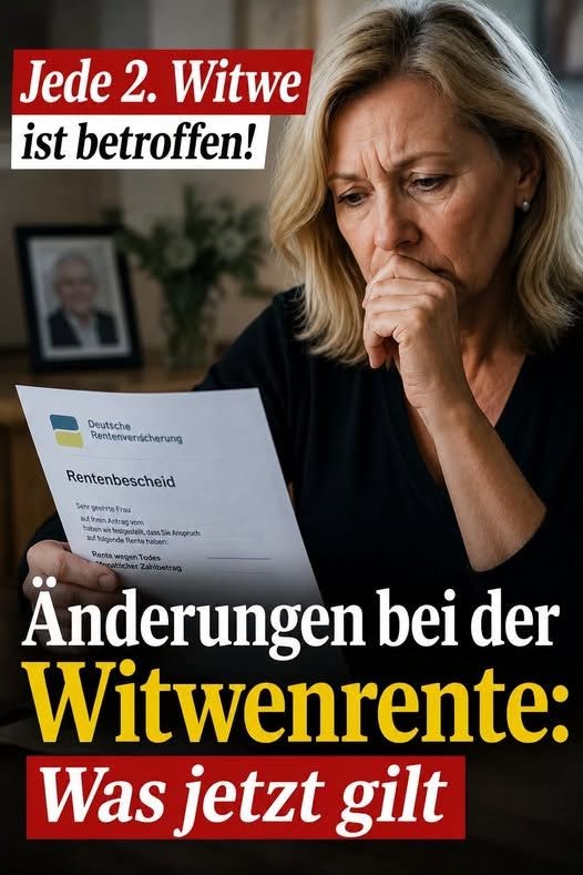 Änderung bei Witwenrente ab 1. Juli 2026 – Jetzt handeln. hyn - BuzzDay