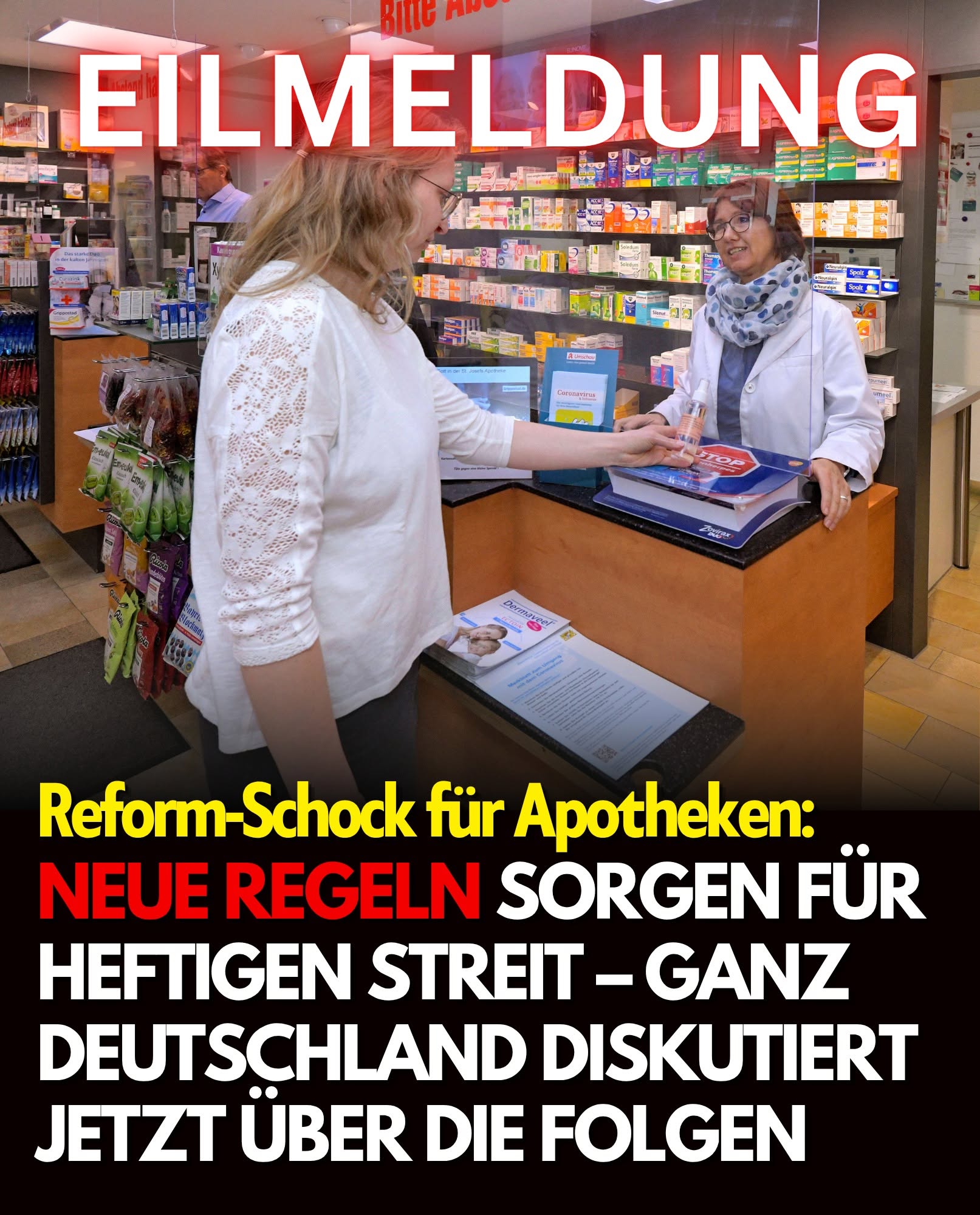 Reform-Schock für Apotheken: Neue Regeln sorgen für heftigen Streit – ganz Deutschland diskutiert jetzt über die Folgen.H - BuzzDay