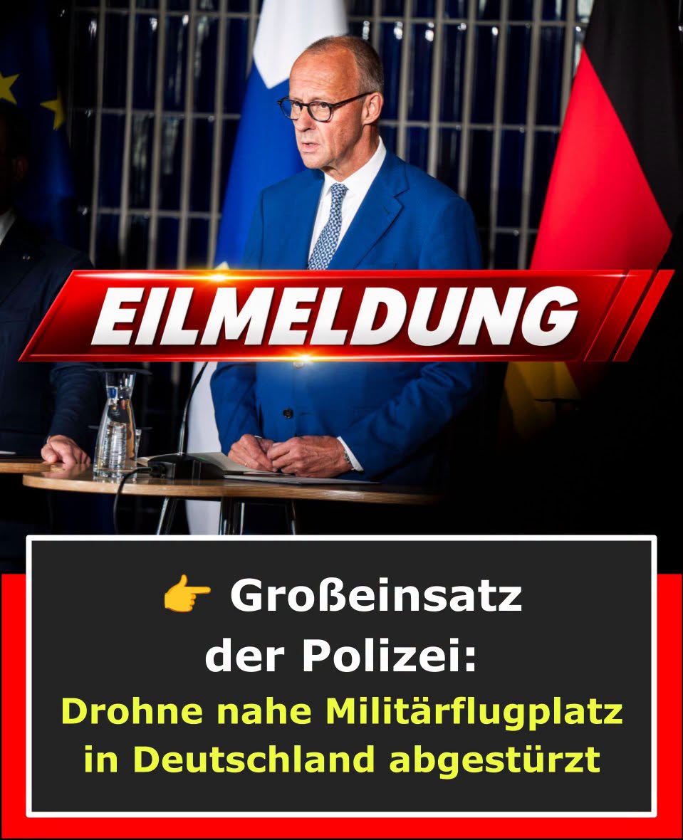 .In Deutschland: Polizei greift durch – Drohne stürzt nahe dem Gelände ab!.H - BuzzDay
