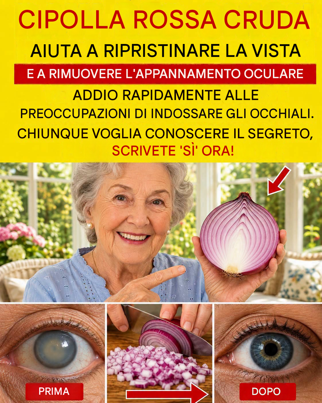 Cipolla cruda e salute degli occhi: cosa può favorire e cosa non può “resettare” . hyn - BuzzDay