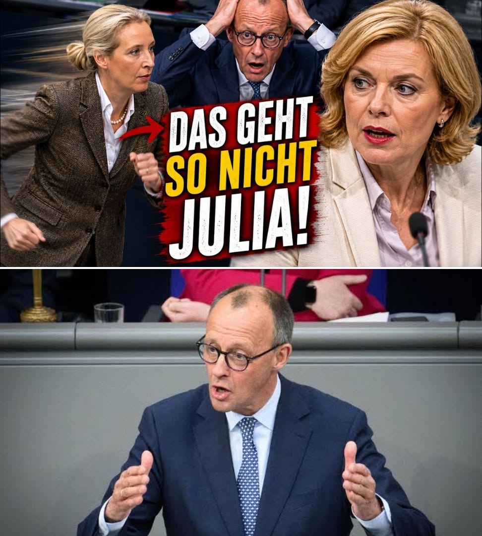 Eskaliert im Bundestag AfD stürmt sofort zu Klöckner als Merz die Ankündigung macht . hyn - BuzzDay