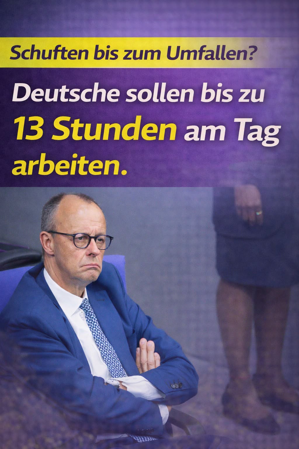 Die Bundesregierung unter Friedrich Merz plant eine Reform des Arbeitszeitgesetzes, um Arbeitszeiten flexibler zu gestalten. Im Mittelpunkt steht eine stärkere Orientierung an der wöchentlichen Höchstarbeitszeit von 48 Stunden, wodurch auch längere einzelne Arbeitstage möglich wären – im Rahmen der EU-Vorgaben.  Ziel ist es, Unternehmen und Beschäftigten mehr Spielraum bei der Organisation der Arbeitszeit zu geben. Gewerkschaften kritisieren die Pläne jedoch deutlich und warnen vor längeren Belastungen im Alltag. Auch andere Kritiker sehen Risiken für die Gesundheit und befürchten eine zunehmende Überlastung von Arbeitnehmern.H - BuzzDay
