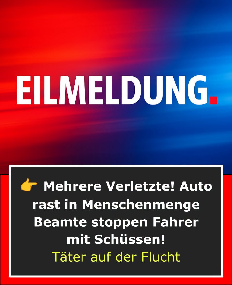 Auto rammt Menschengruppe – Polizei eröffnet das Feuer.H - BuzzDay